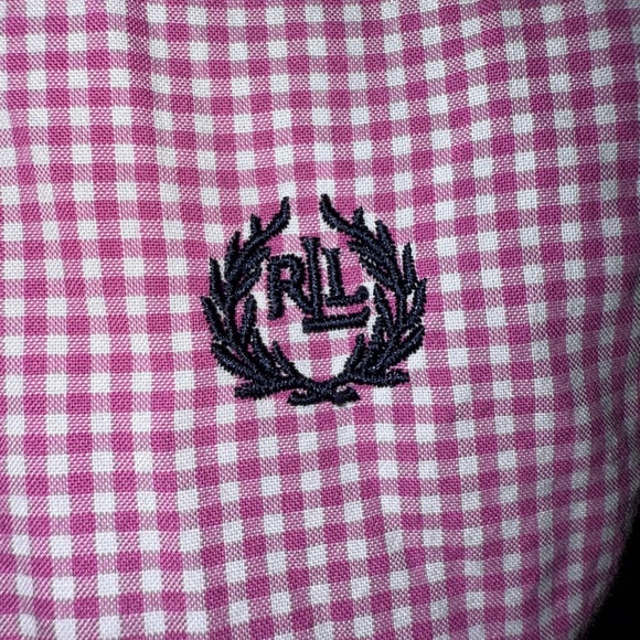 Lauren Ralph Lauren Slim Fit Gingham Stretch Oxford Shirt - Picture 2 of 10